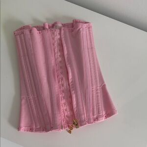Chic Pink Corset Skirt